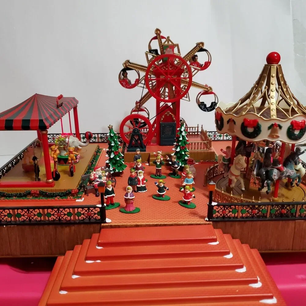 Maisto Santa's Holiday Wonderland Animated Lighted Musical Display Please Read
